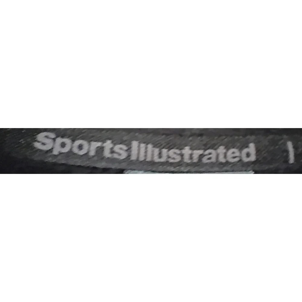 Sports Illustrated Black Hoodie  XL Pullover Soft Stretch Athleisure‎